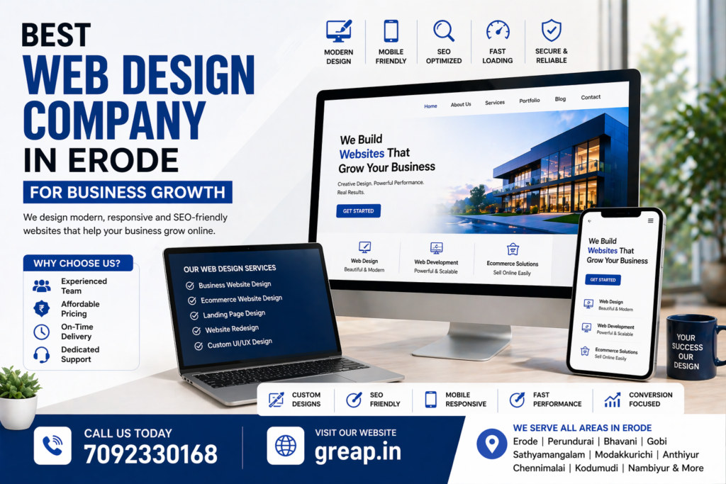 Best Web Design Company in Erode for Business Growth