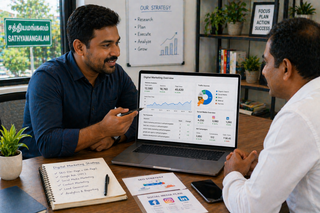 Digital Marketing Company in Sathyamangalam – Grow Your Business Online