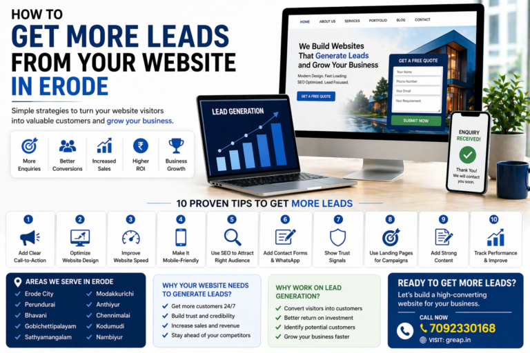 How to Get More Leads from Your Website in Erode