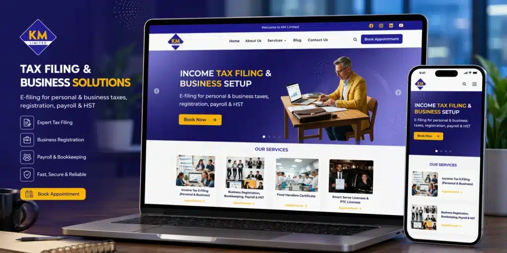 KM Business Solutions Website