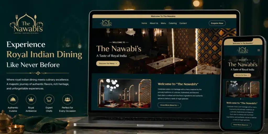 The Nawabis Restaurant Website