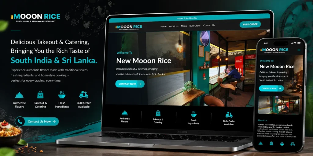 New Moon Rice Restaurant Website