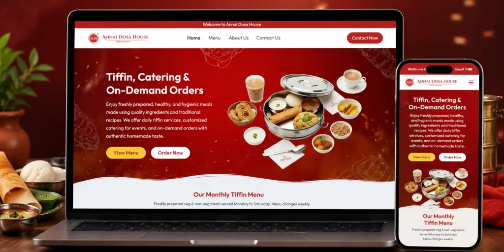 Annai Dosa House Website