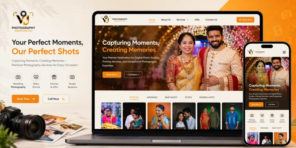 VJ Photography Portfolio Website