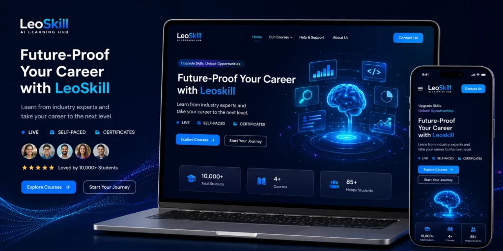LeoSkill Course Landing Page