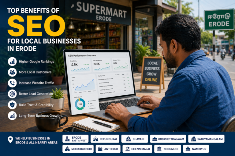 Top Benefits of SEO for Local Businesses in Erode