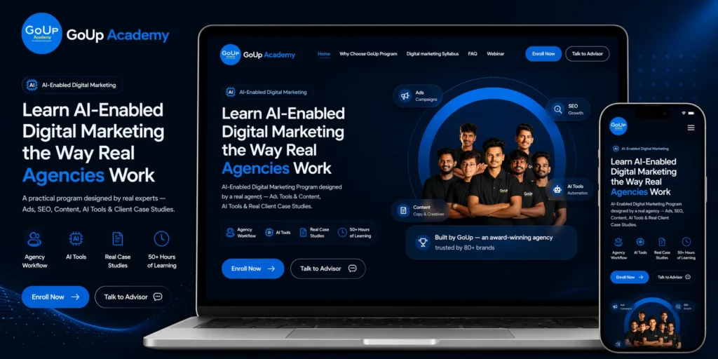 GoUp Academy Website