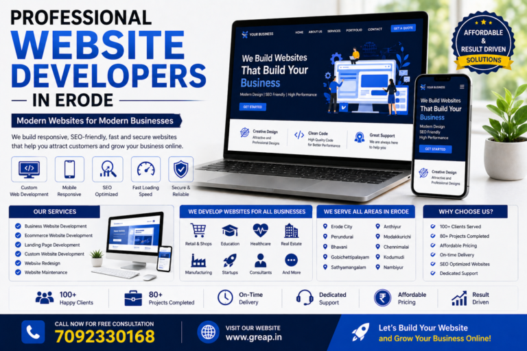 Professional Website Developers in Erode for Business Growth