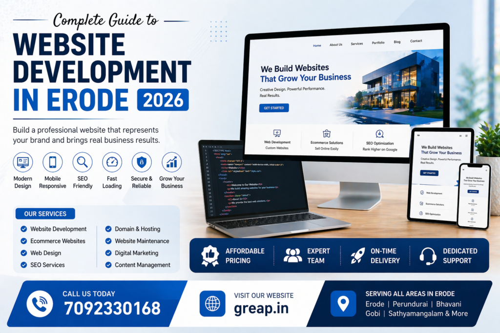 Complete Guide to Website Development in Erode (2026)