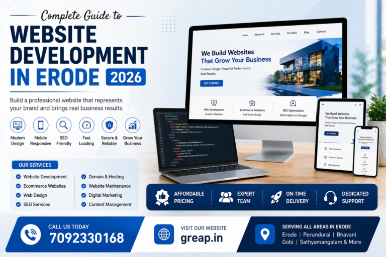 Complete Guide to Website Development in Erode (2026)