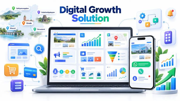 Digital marketing and website development solution in Erode