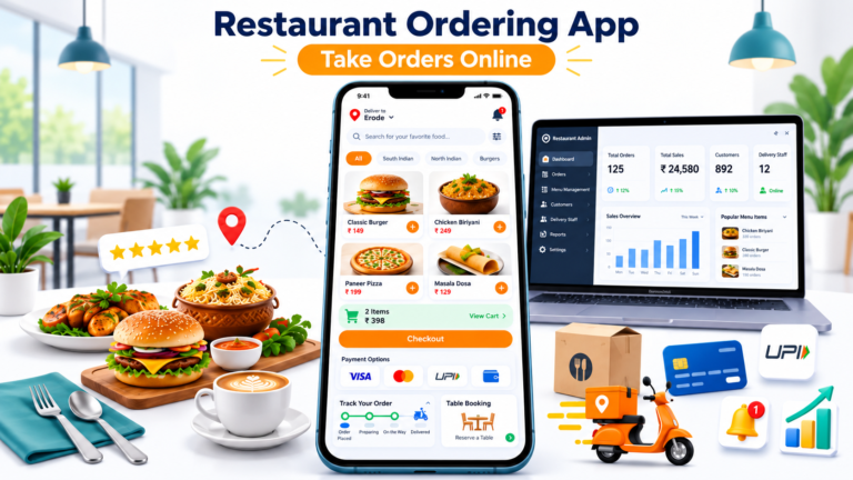 Restaurant app development for Erode businesses