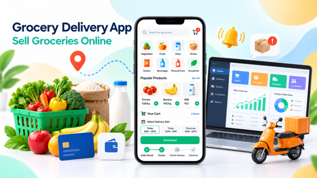 Supermarket app development for Erode businesses