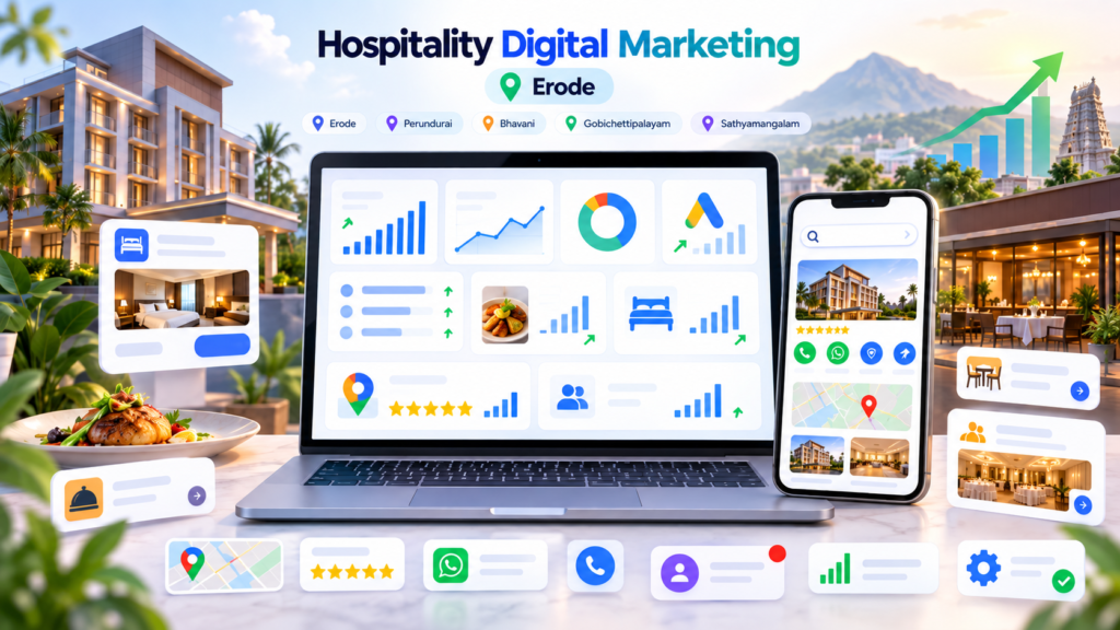 Lead generation and SEO for hotels and restaurants in Erode