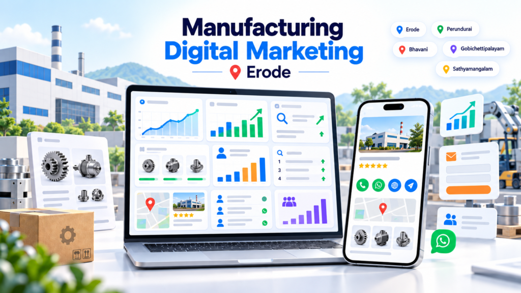 B2B lead generation and SEO for manufacturers in Erode