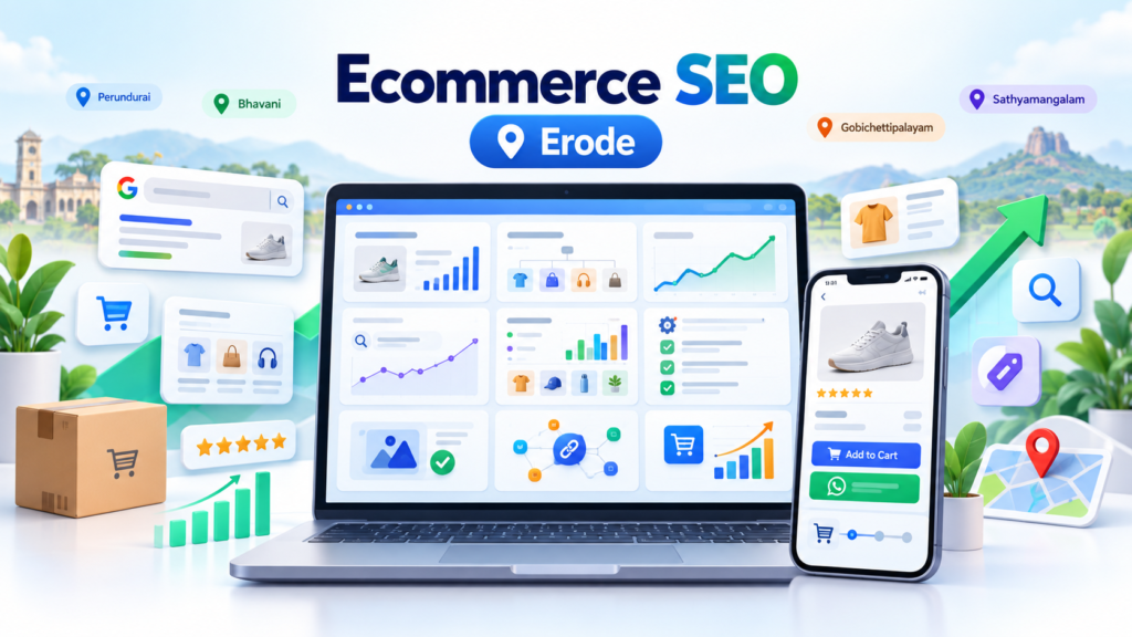 Ecommerce SEO strategy for online stores in Erode