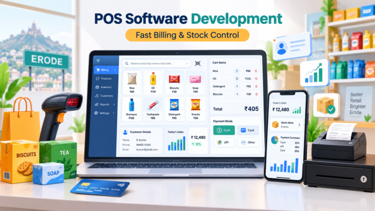 Barcode billing software for Erode shops