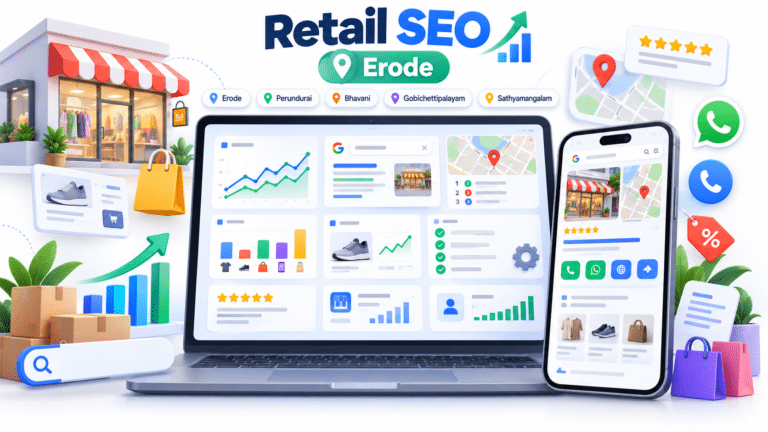 Local SEO for shops and showrooms in Erode
