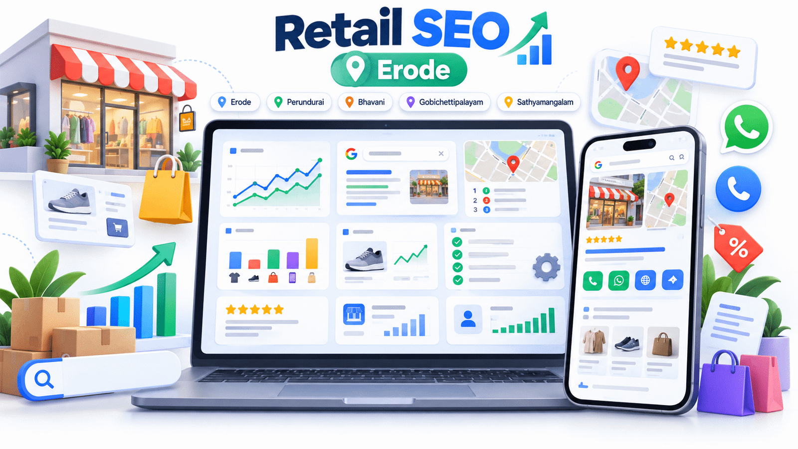 Retail shop SEO services in Erode