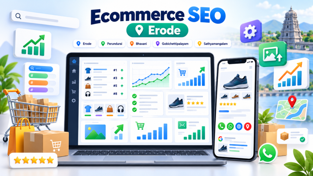 Product page and category page SEO for ecommerce websites in Erode