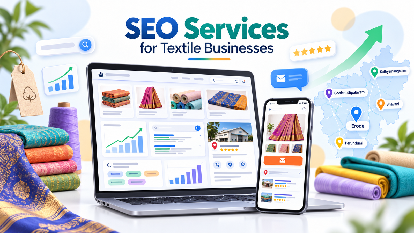 SEO services for textile businesses in Erode