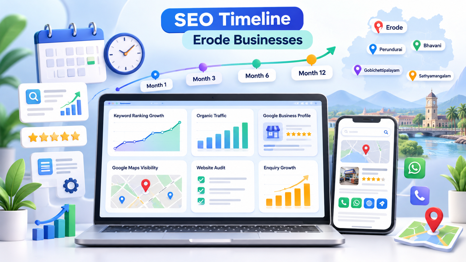SEO timeline for Erode businesses