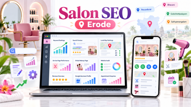 Local SEO for salons and bridal makeup studios in Erode