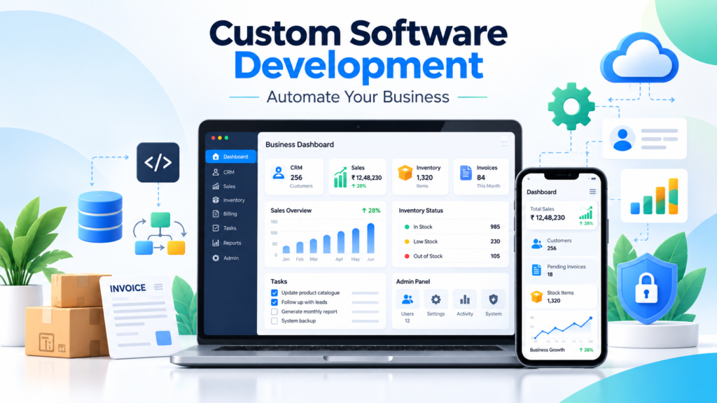 Business automation software development in Erode