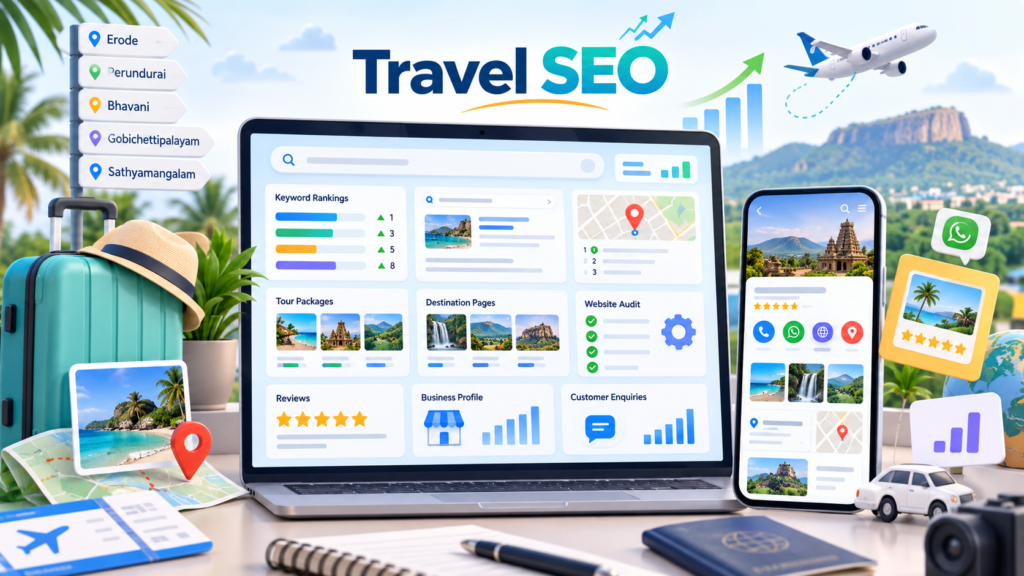 Local SEO for tour operators and travel agencies in Erode