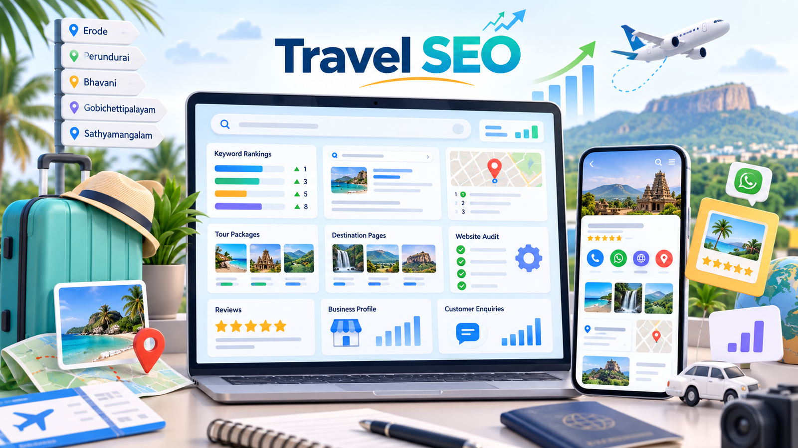 Travel agency SEO services in Erode