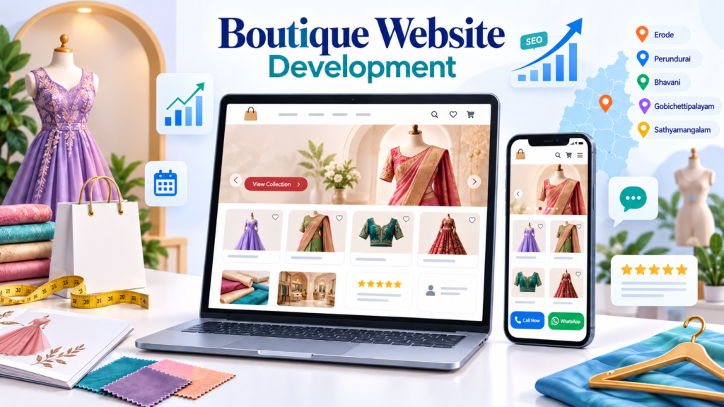 Boutique website development in Erode