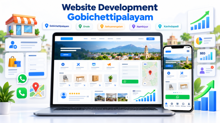 Business website design and SEO support in Gobichettipalayam