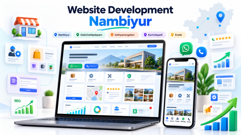 Business website design and SEO support in Nambiyur