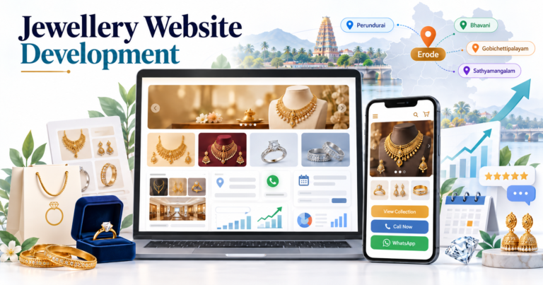 Jewellery shop website development in Erode