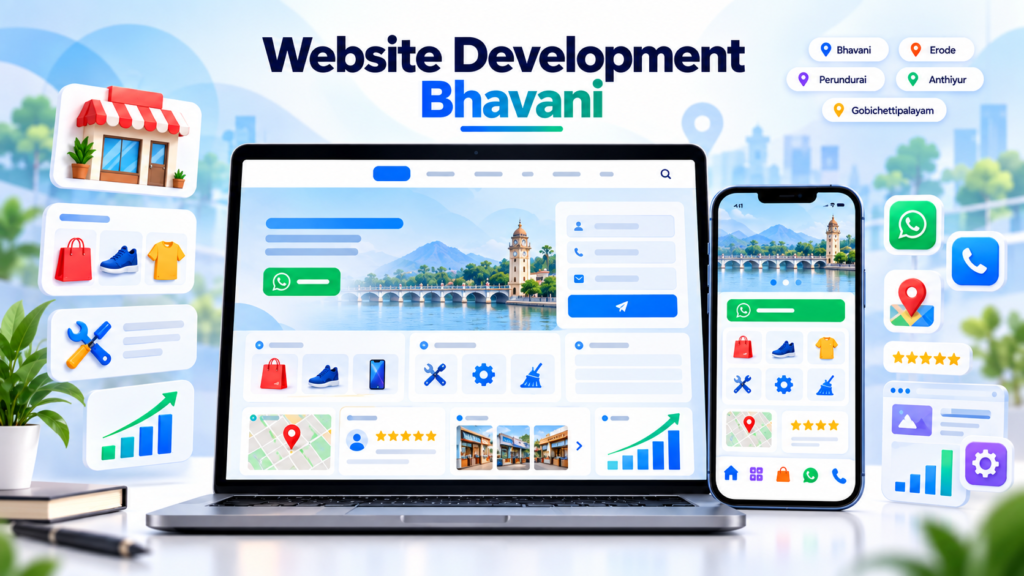 Business website design for service providers in Bhavani