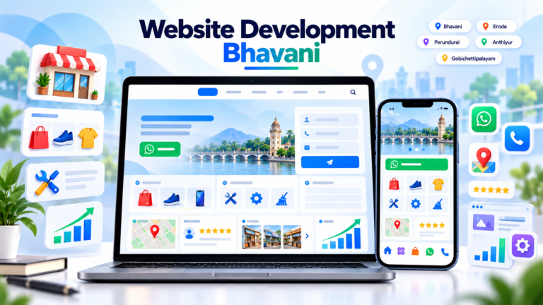 Business website design for service providers in Bhavani