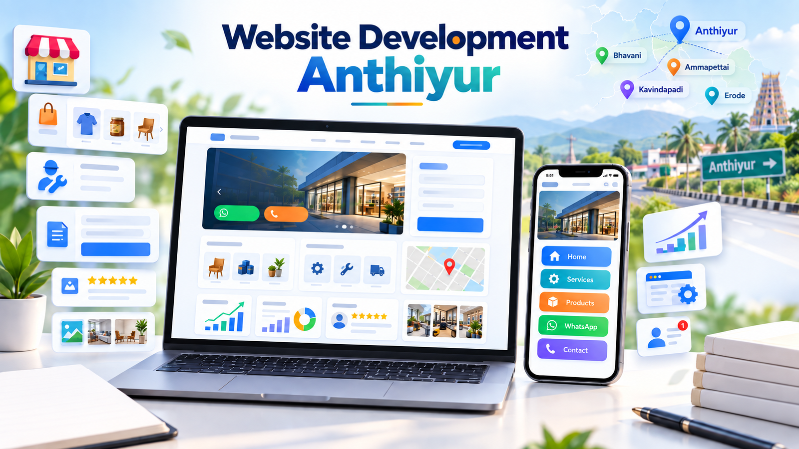 Website development for small businesses in Anthiyur
