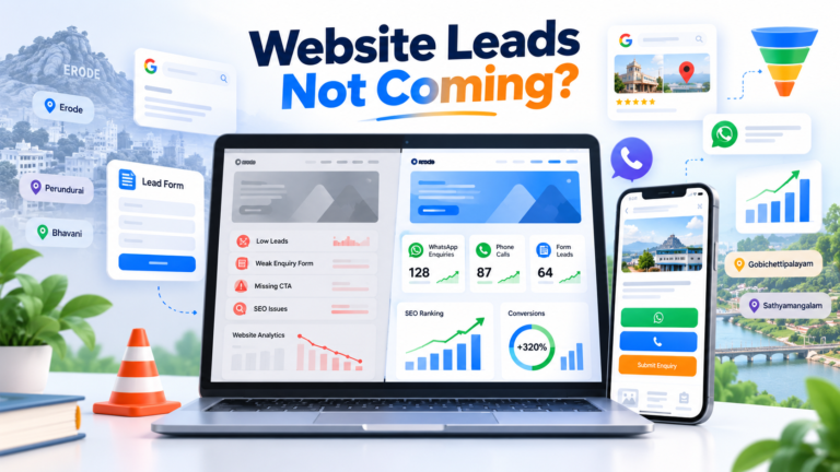 Website lead generation problem in Erode